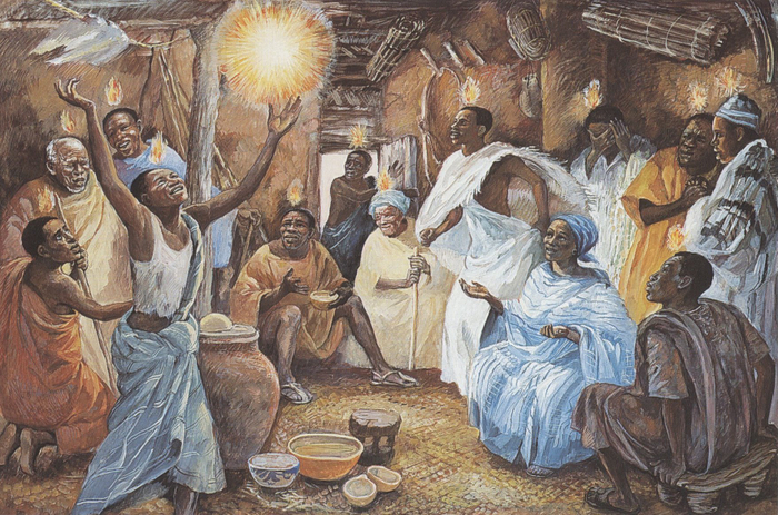 An Image of the Day of Pentecost from the Jesus MAFA project.