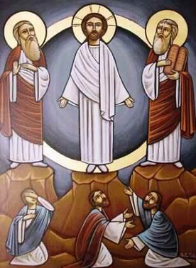 A Coptic icon of the Transfiguration of Our Lord.